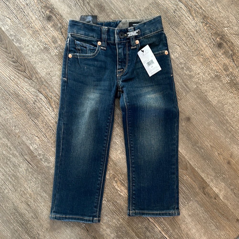 NWT Toddler 2T volcom slim fit Vorta jeans